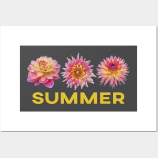 dahlia summer Posters and Art